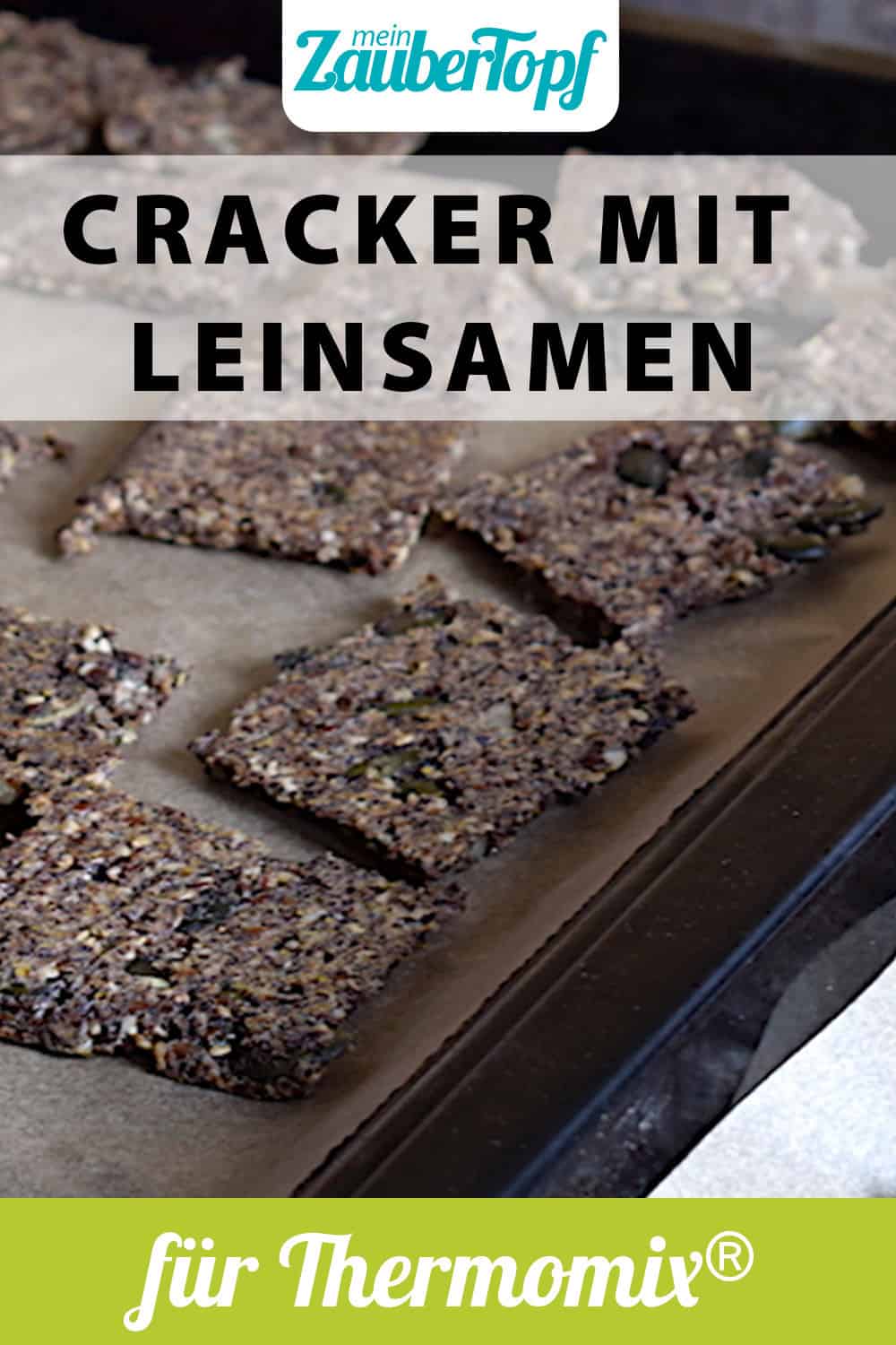 Low Carb Cracker mit Leinsamen mit dem Thermomix® – Foto: Nicole Stroschein