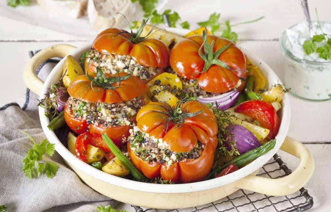 Gefüllte Tomaten mit Ofengemüse aus dem Thermomix® – Foto: Frauke Antholz