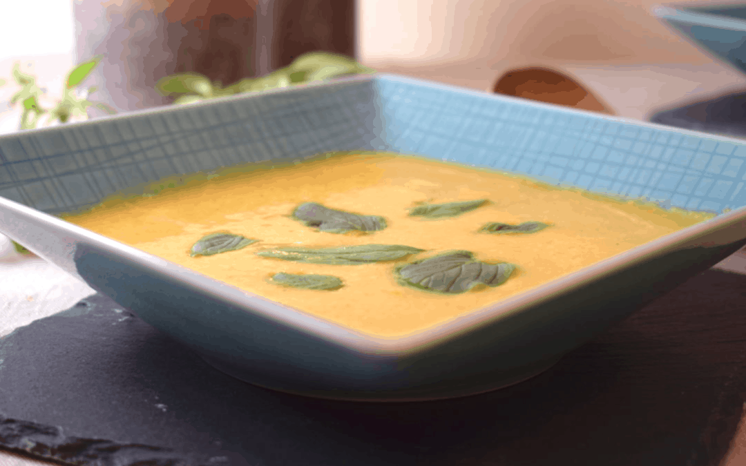 Asiatische Linsensuppe mit Kokosmilch