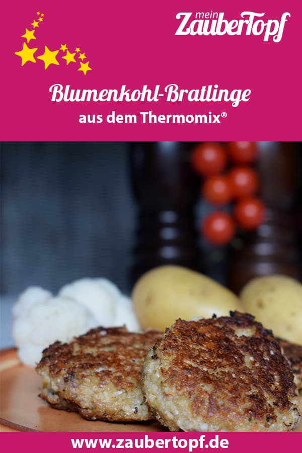 Blumenkohlbratlinge aus dem Thermomix® – Foto: Nicole Stroschein