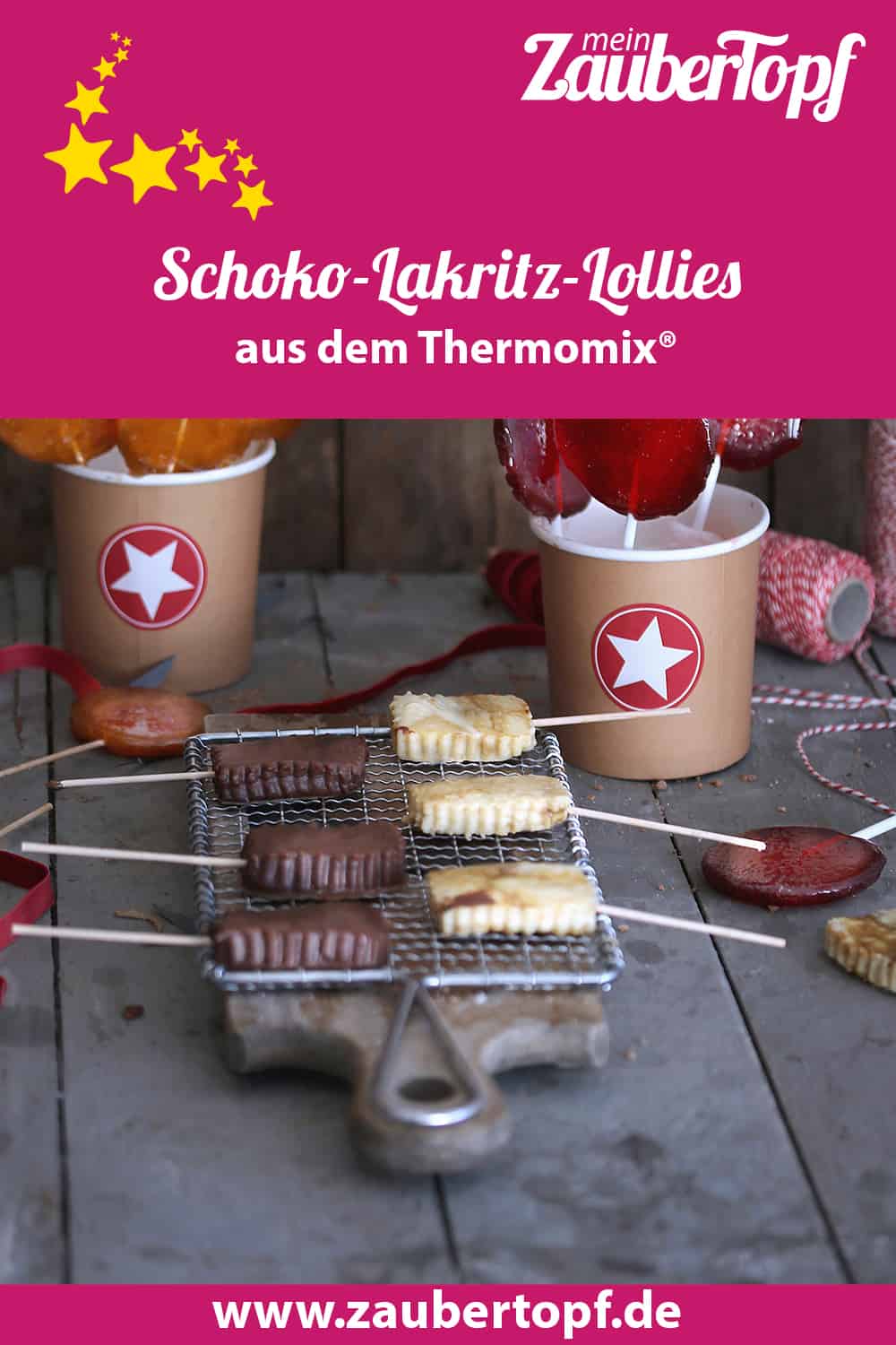 Lakritzlollies aus dem Thermomix® – Foto: Tina Bumann