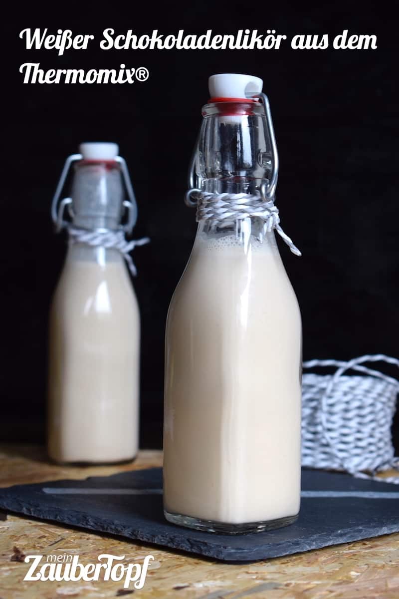Weißer Schokoladenlikör aus dem Thermomix® – Foto: Nicole Stroschein