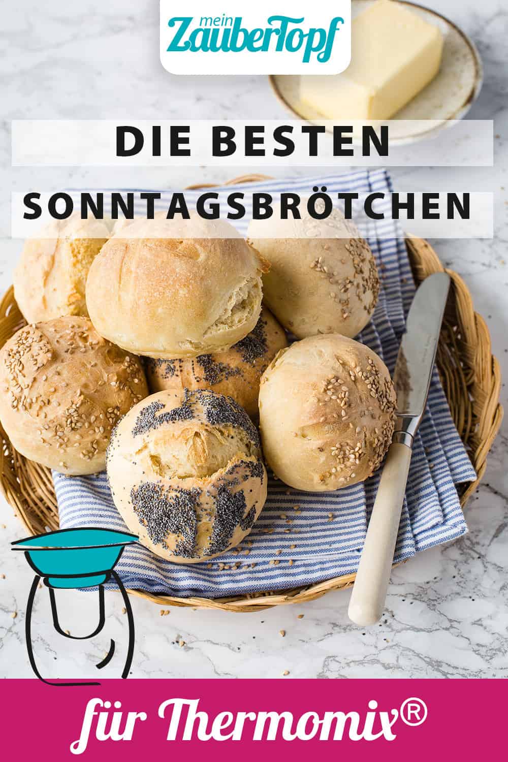 Perfekte Sonntagsbrötchen aus dem Thermomix® – Fotos: Désirée Peikert