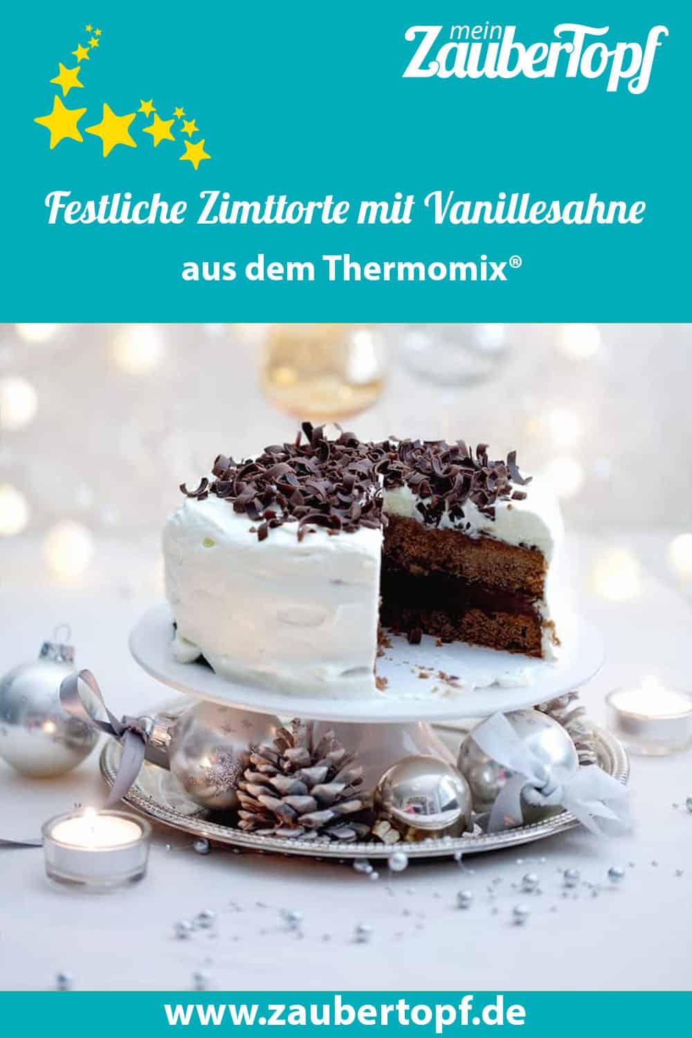 Zimttorte mit Vanillesahne aus dem Thermomix® – Foto: Ira Leoni