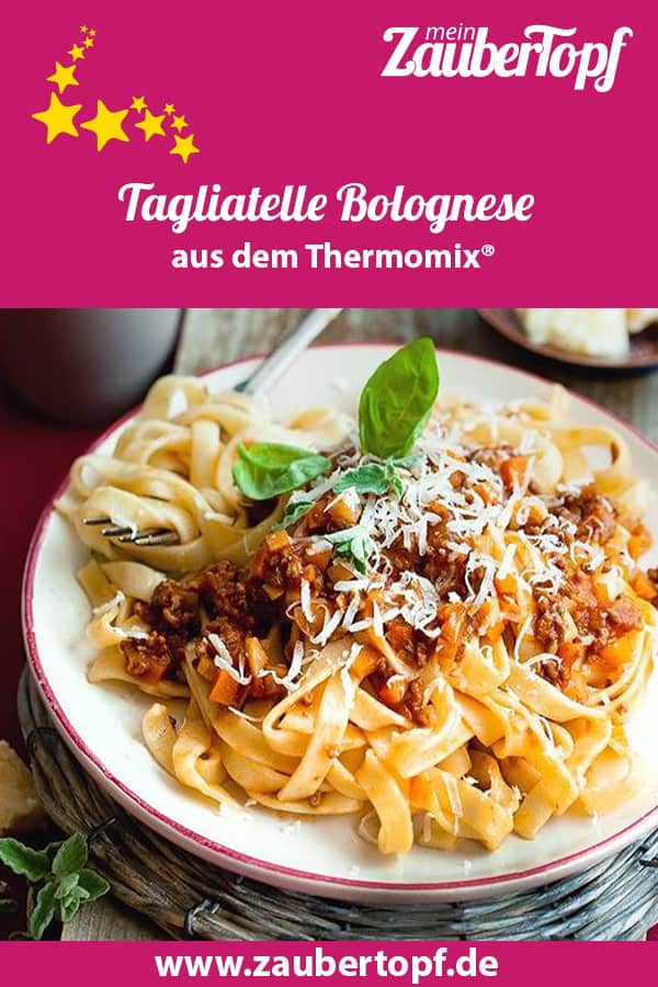 Tagliatelle Bolognese auf klassische Art aus dem Thermomix® – Foto: Ira Leoni