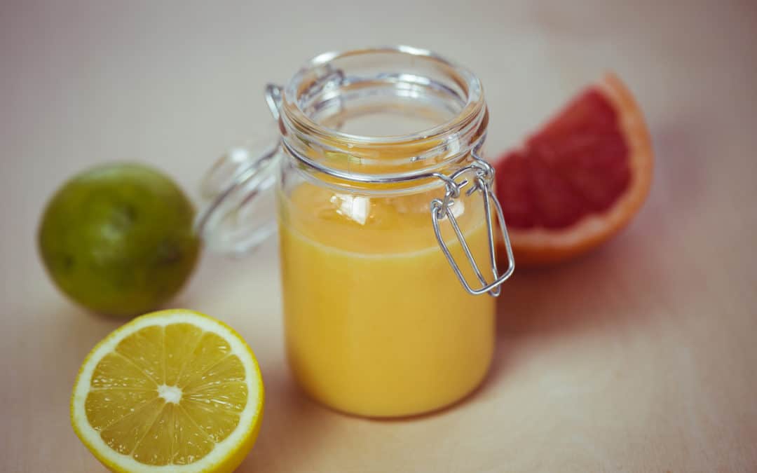 Lemon Curd mit Limette und Grapefruit