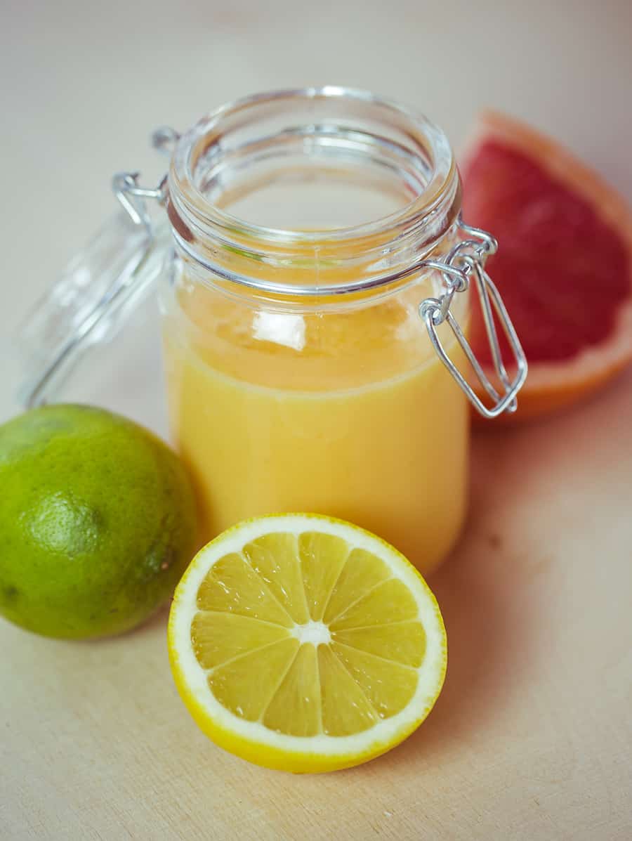 Lemon Curd mit Limette und Grapefruit - mein ZauberTopf