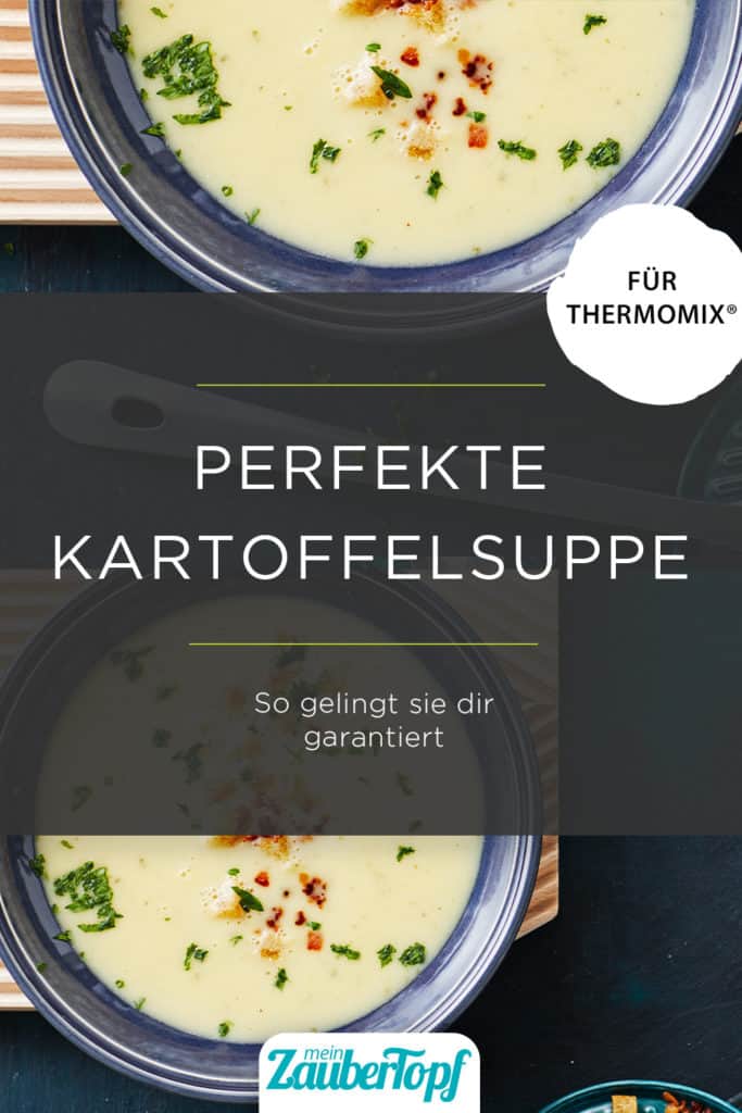Kartoffelsuppe Thermomix® – Rezept mit Croûtons