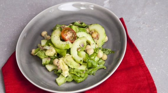 Avocadosalat mit Kichererbsen aus dem Thermomix® – Foto: Kathrin Knoll