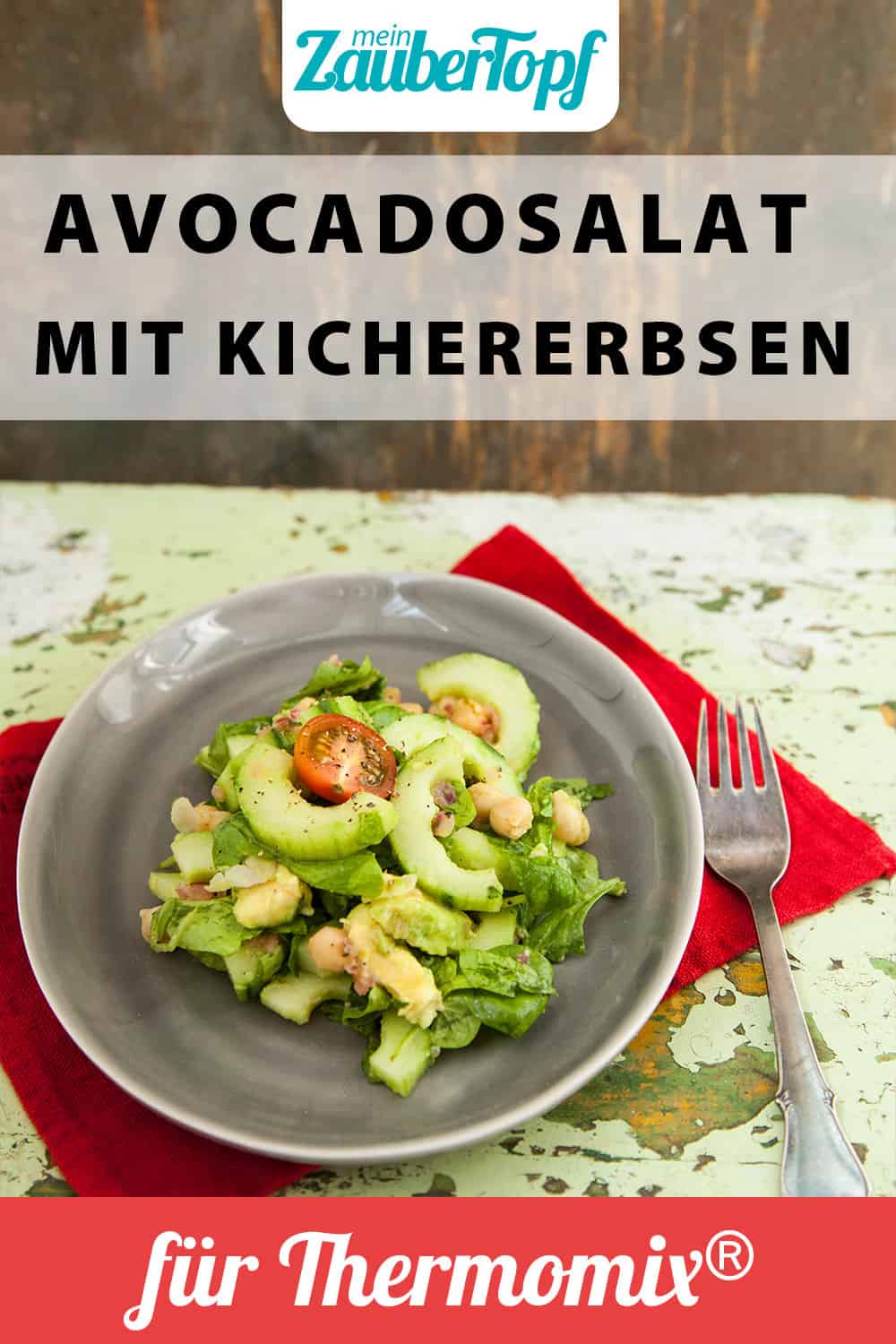 Avocadosalat mit Kichererbsen aus dem Thermomix® – Foto: Kathrin Knoll