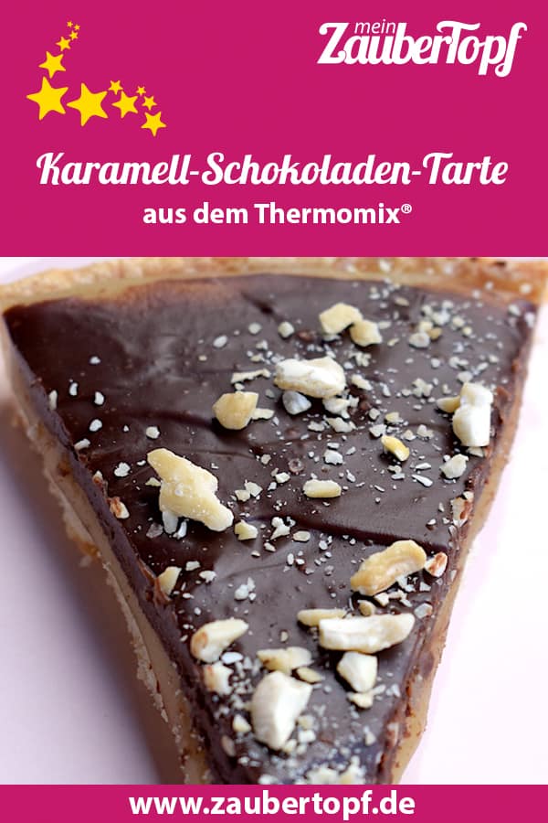 Karamell-Schokoladen-Tarte aus dem Thermomix® – Foto: Nicole Stroschein