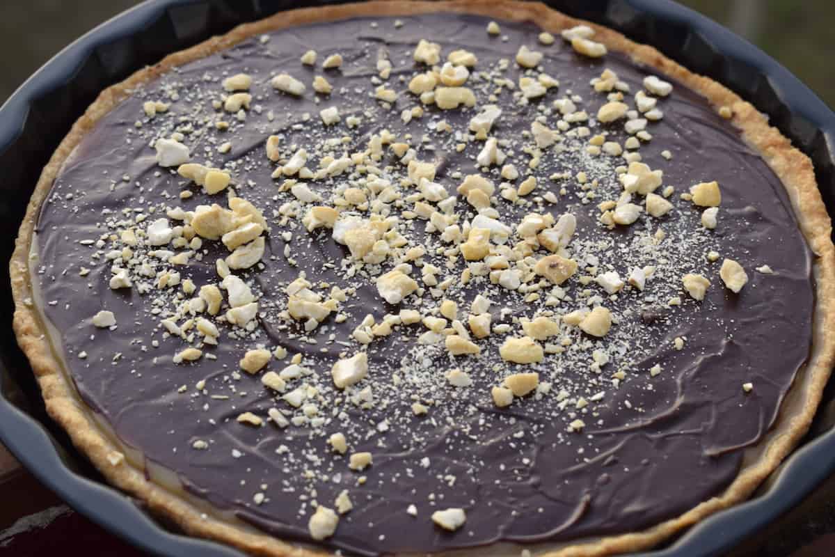 Karamell-Schokoladen-Tarte aus dem Thermomix® – Foto: Nicole Stroschein