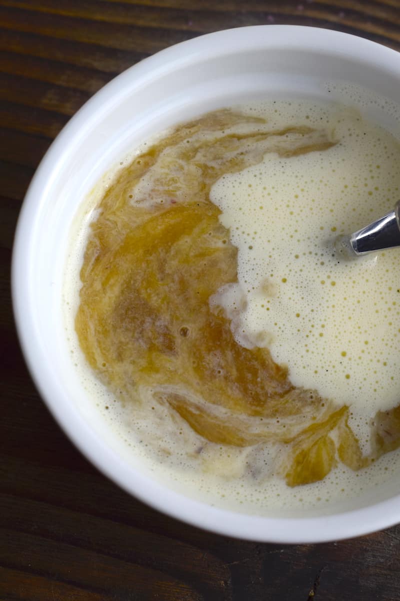 Rhabarberkompott mit Vanillesoße – Foto: Nicole Stroschein