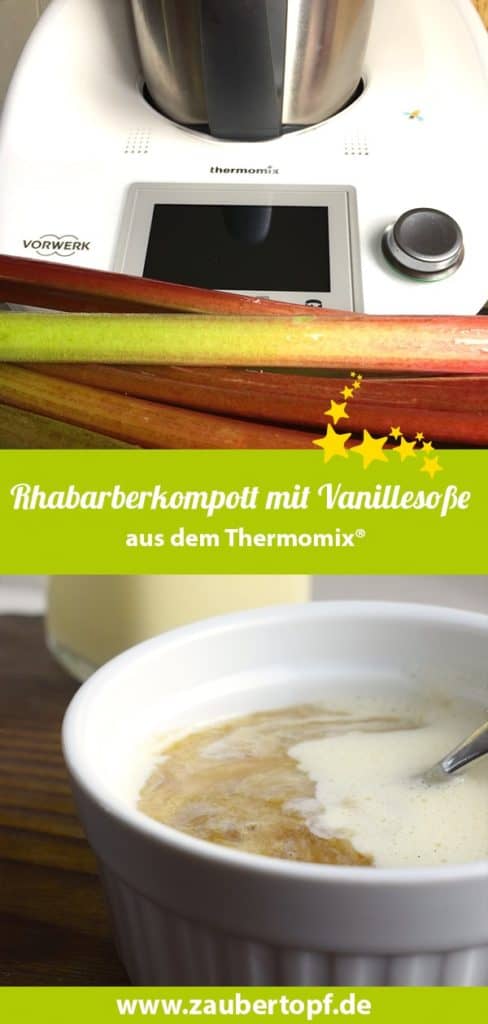 Rhabarberkompott mit Vanillesoße – Foto: Nicole Stroschein