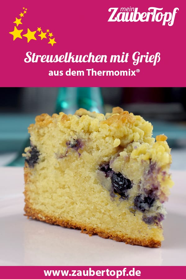 Fruchtiger Streuselkuchen mit Grieß – Foto: Nicole Stroschein