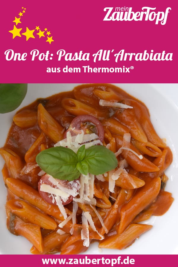 One Pot: Pasta all'Arrabiata aus dem Thermomix® – Foto: Nicole Stroschein