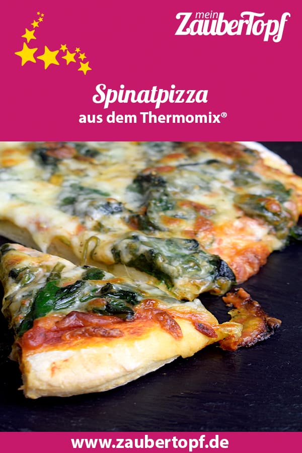 Spinat-Pizza aus dem Thermomix® – Foto: Nicole Stroschein