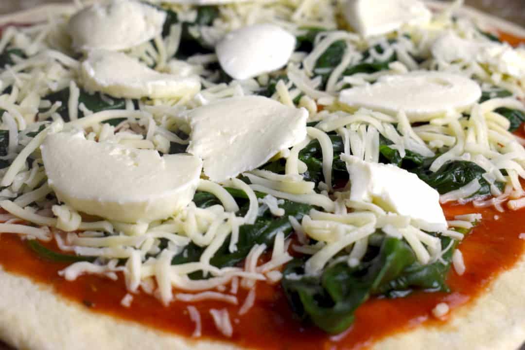 Pizza Spinat-Pizza Thermomix® Rezept