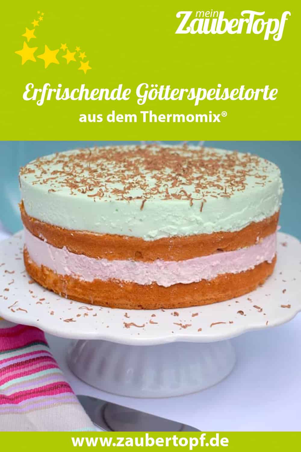 Götterspeisetorte aus dem Thermomix® – Foto: Nicole Stroschein