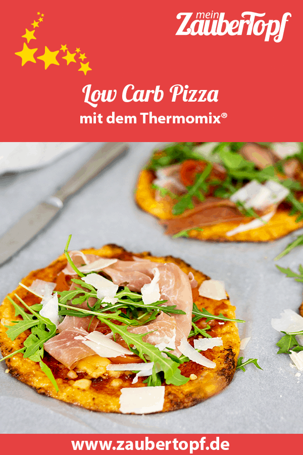 Low Carb Pizza aus dem Thermomix® – Foto: Désirée Peikert