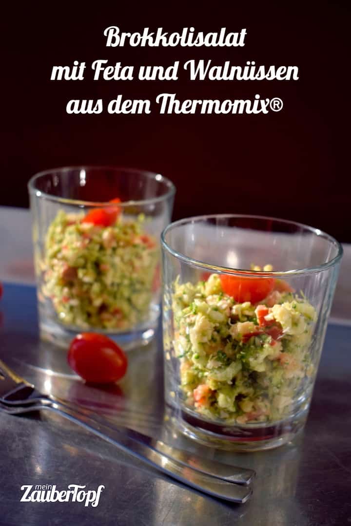 Brokkolisalat mit Feta und Walnüssen – Foto: Nicole Stroschein