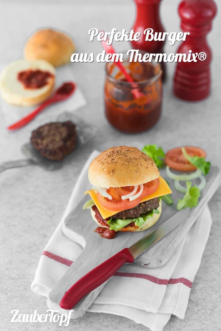 Perfekte Burger aus dem Thermomix® – Foto: Tina Bumann