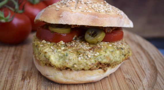 Falafelburger aus dem Thermomix® – Foto: Nicole Stroschein