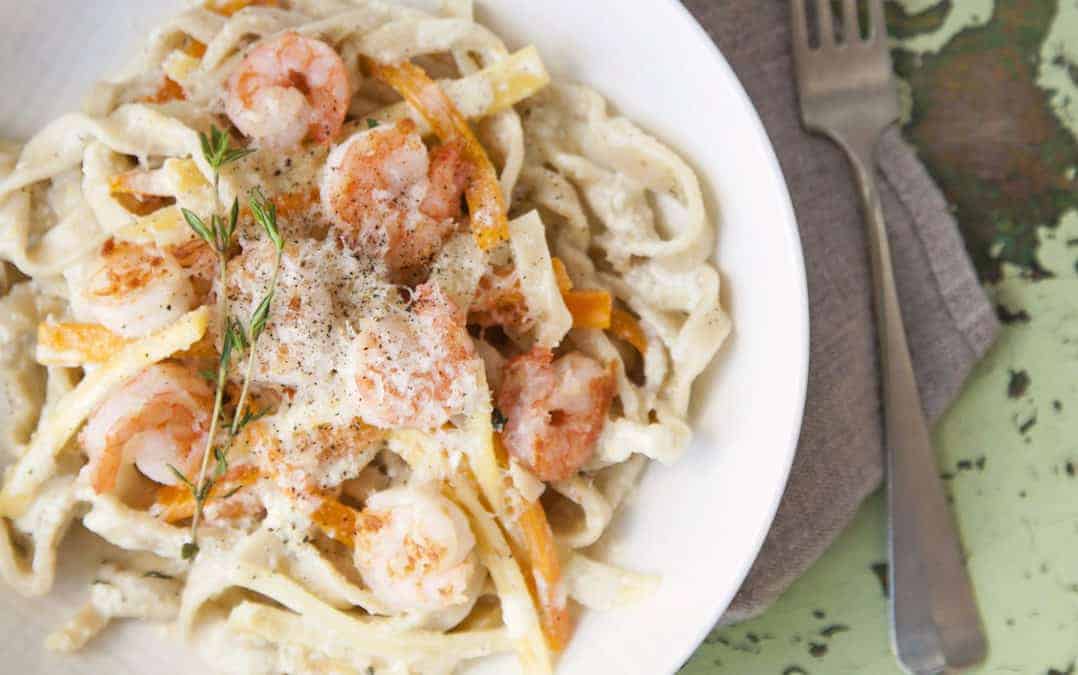 Linguine mit Garnelen
