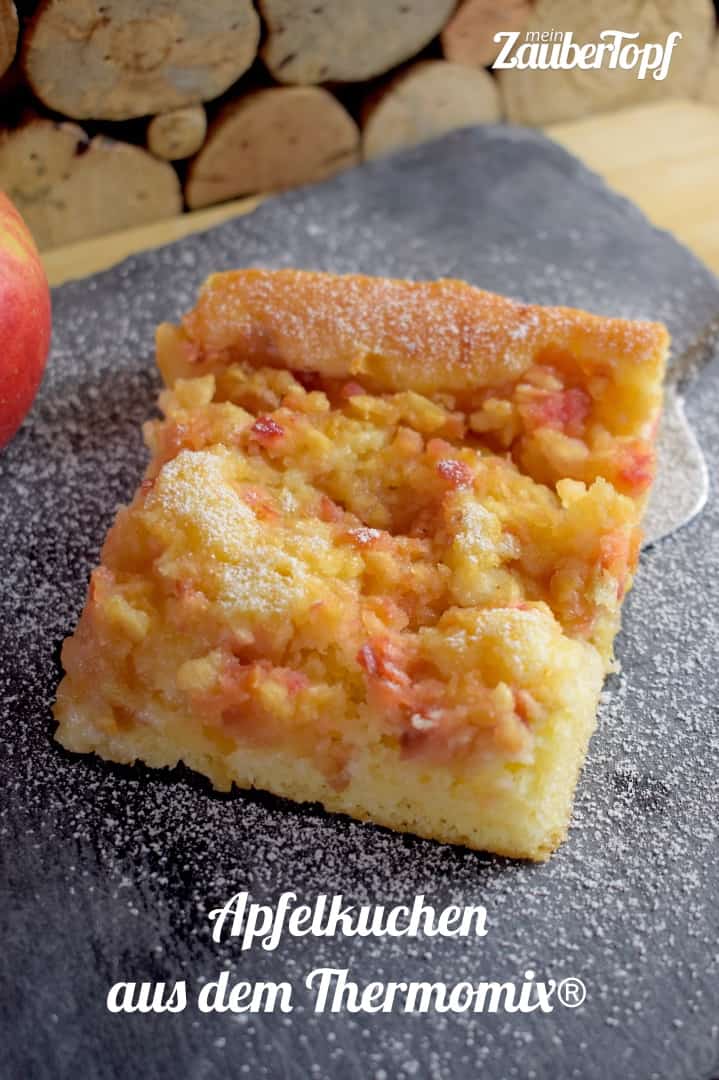 Schneller Apfelkuchen vom Blech aus dem Thermomix® - mein ZauberTopf