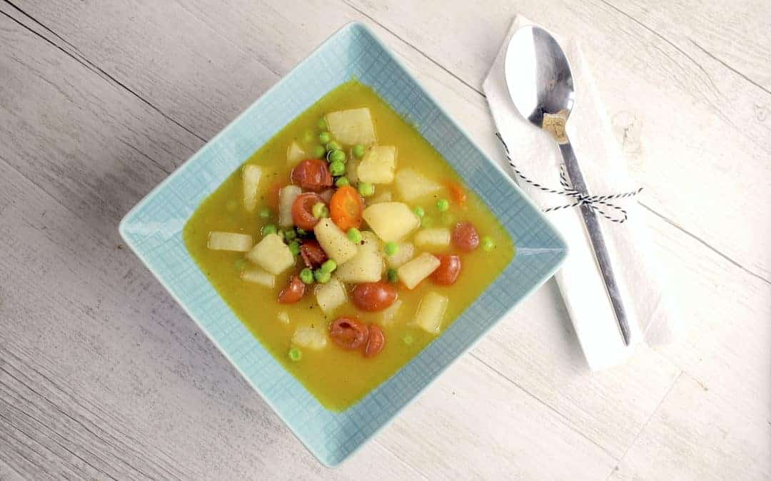 Bunte Gemüsesuppe mit Curry aus dem Thermomix®