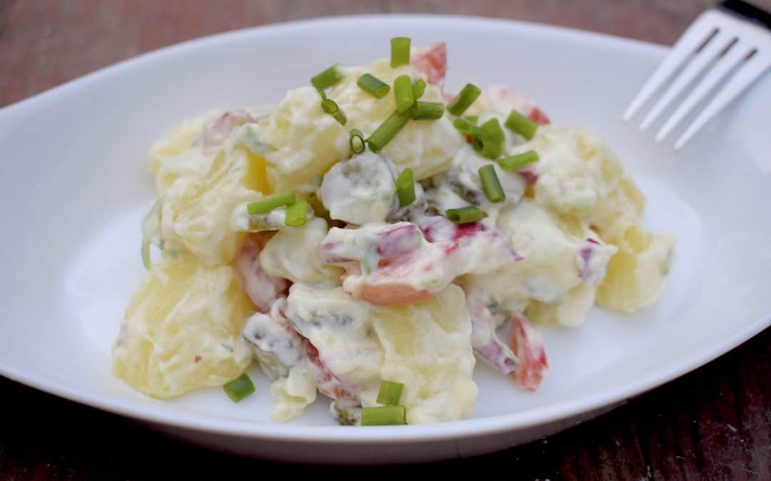 Bunter Kartoffelsalat aus dem Thermomix® - mein ZauberTopf