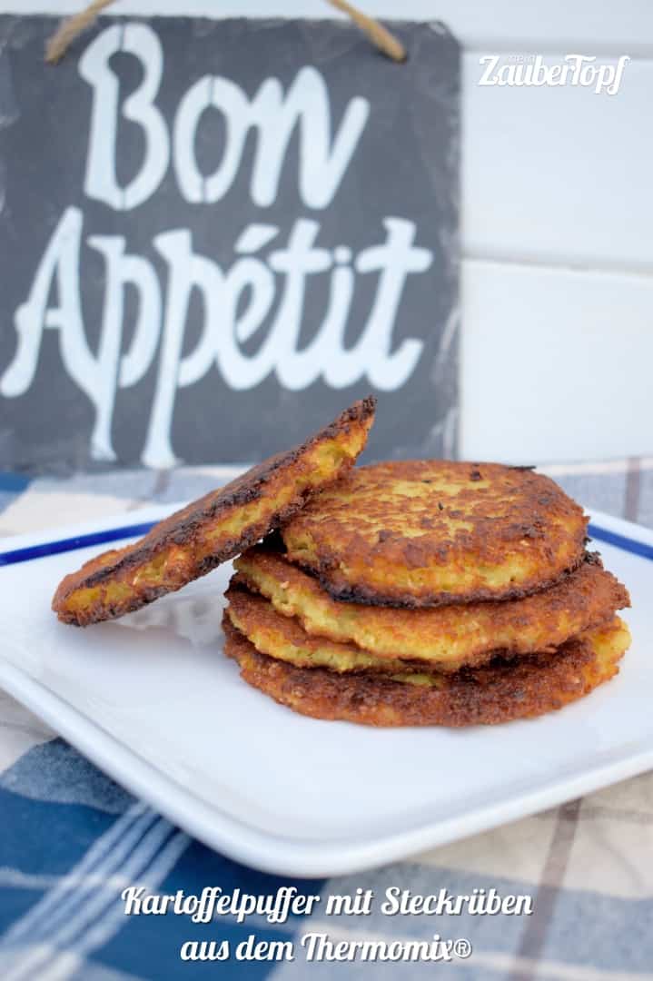 Kartoffelpuffer mit Steckrüben aus dem Thermomix® – Foto: Nicole Stroschein