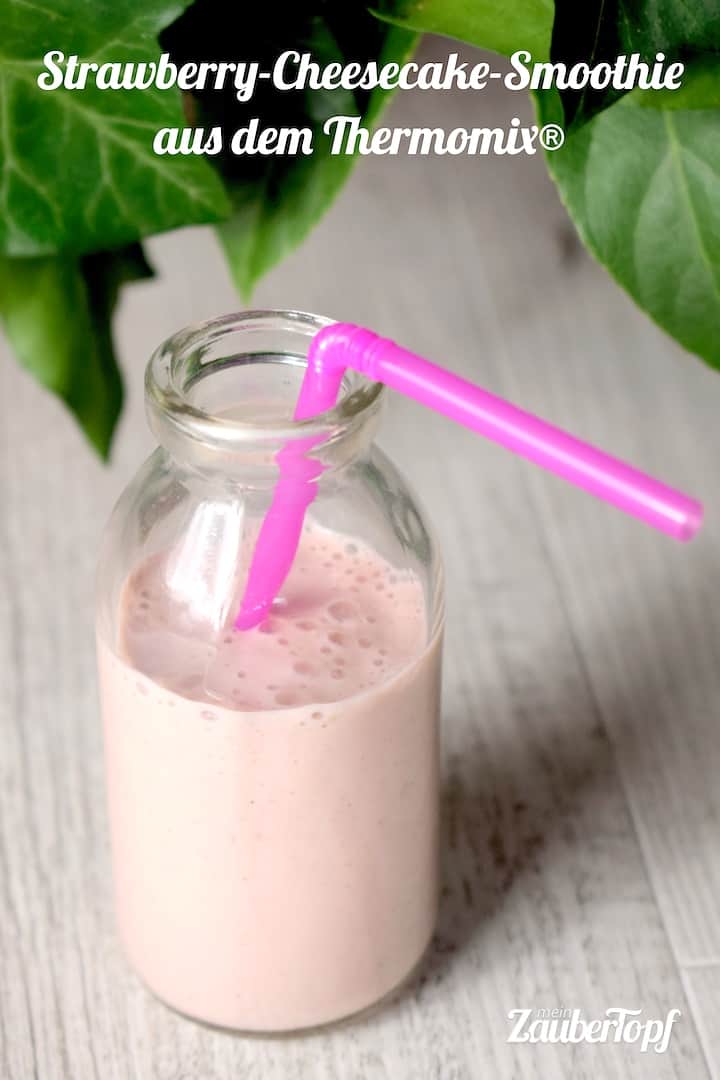 Strawberry-Cheesecake-Smoothie aus dem Thermomix® – Foto: Nicole Stroschein