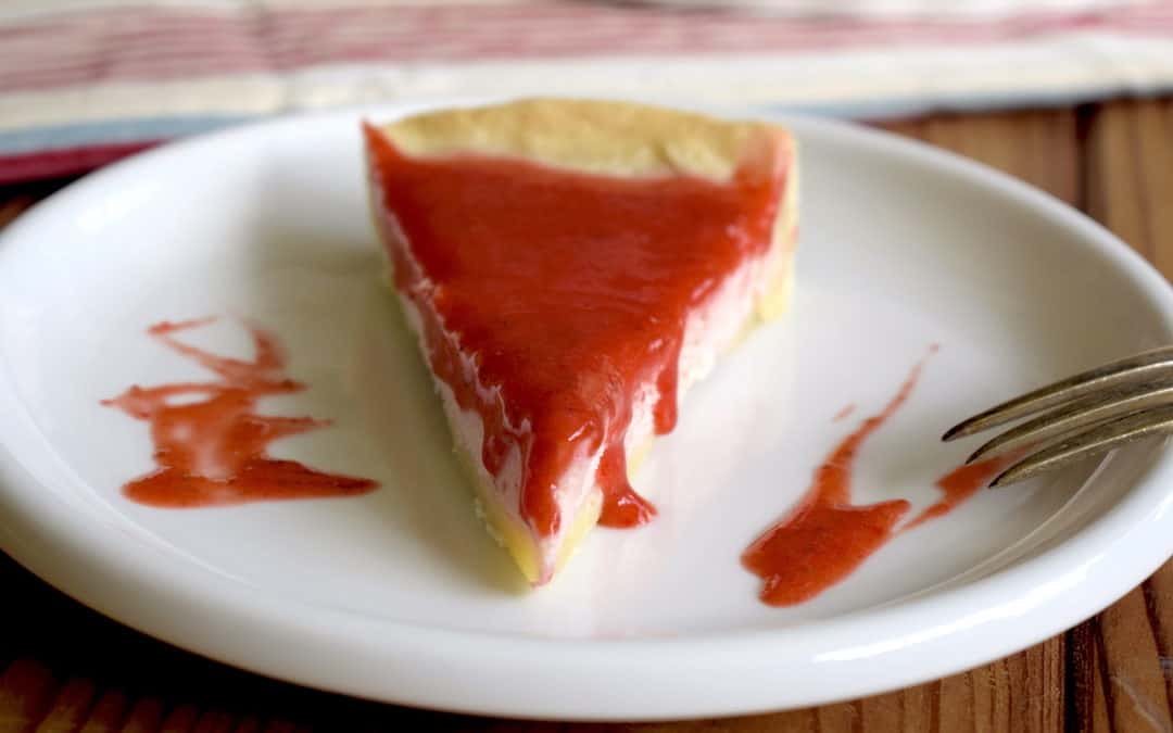 Erdbeertarte mit Crème fraîche aus dem Thermomix®