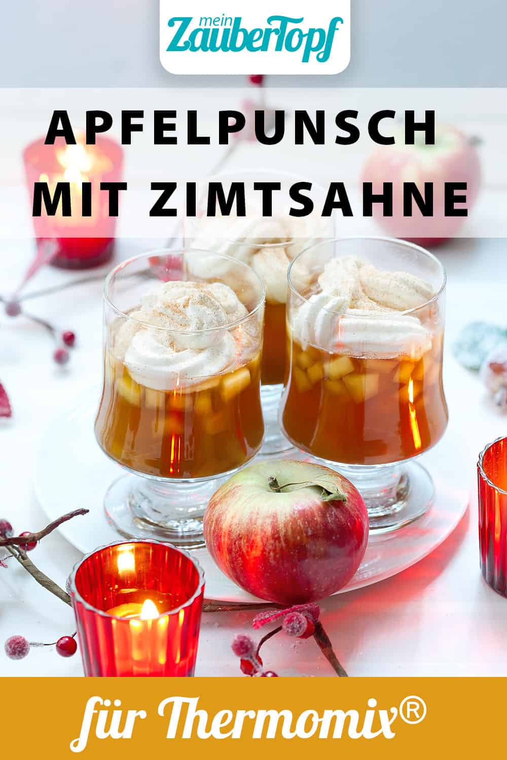 Apfelpunsch mit Zimtsahne aus dem Thermomix® – Foto: Ira Leoni