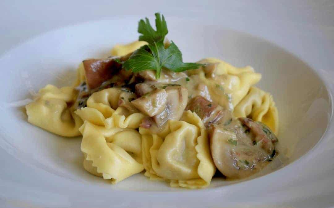 Tortellini mit Pilzrahmsoße aus dem Thermomix®
