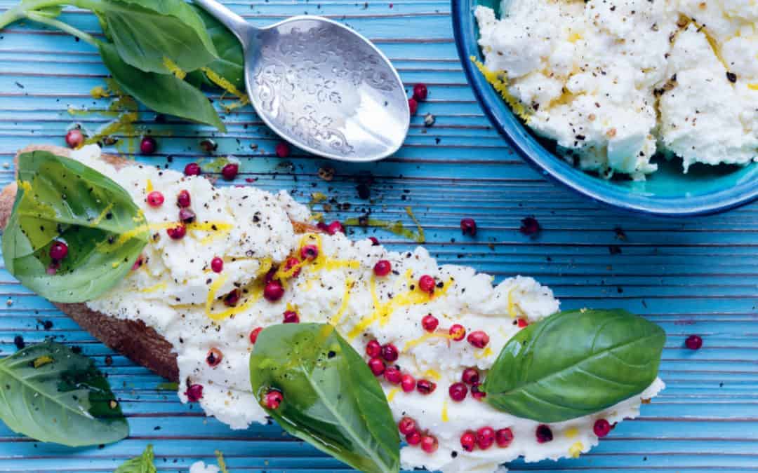 Selbst gemachter Ricotta