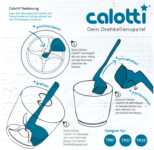 Calotti Drehkellenspatel für den Thermomix®