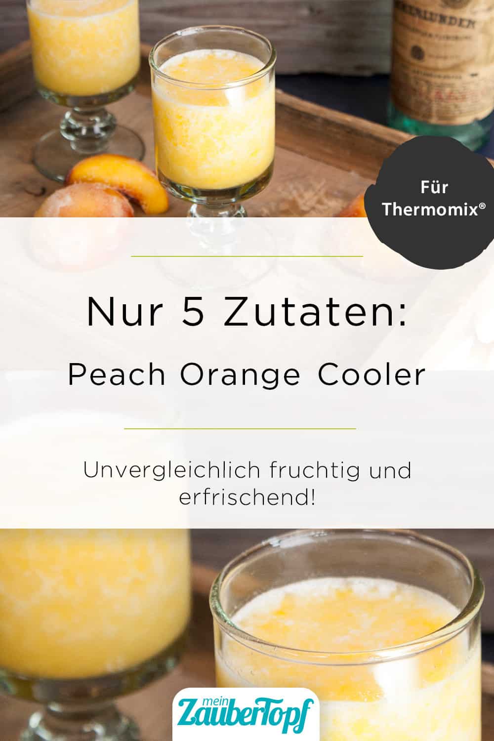 Peach Orange Cooler aus dem Thermomix® – Foto: Kathrin Knoll