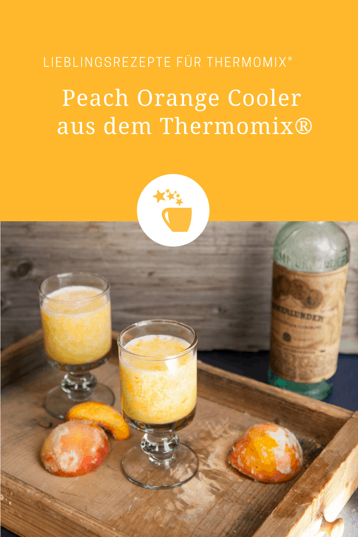 Peach Orange Cooler aus dem Thermomix® – Foto: Kathrin Knoll