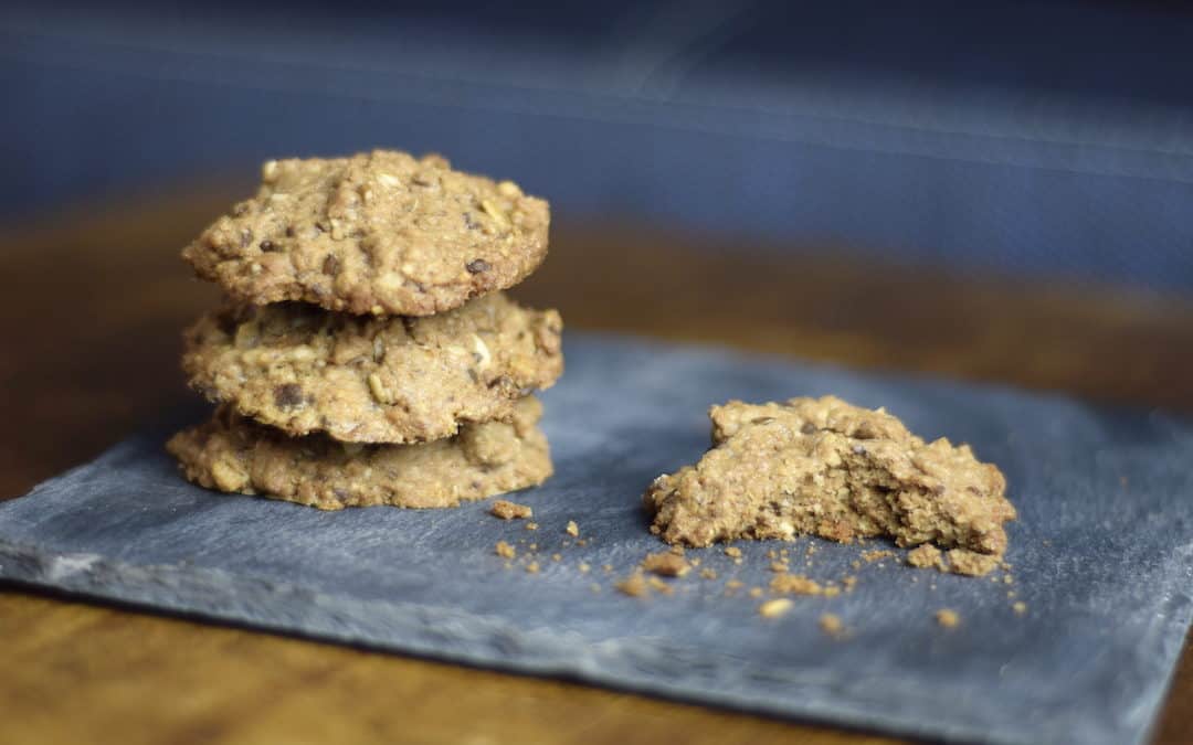 Schokoladenkekse mit Haferflocken