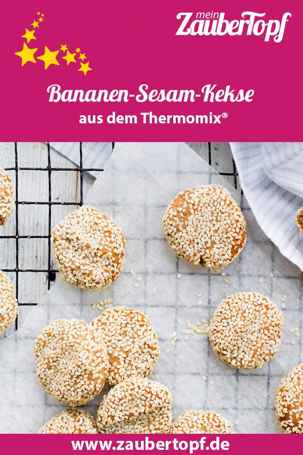 Bananen-Sesam-Kekse aus dem Thermomix® – Foto: Sophia Handschuh