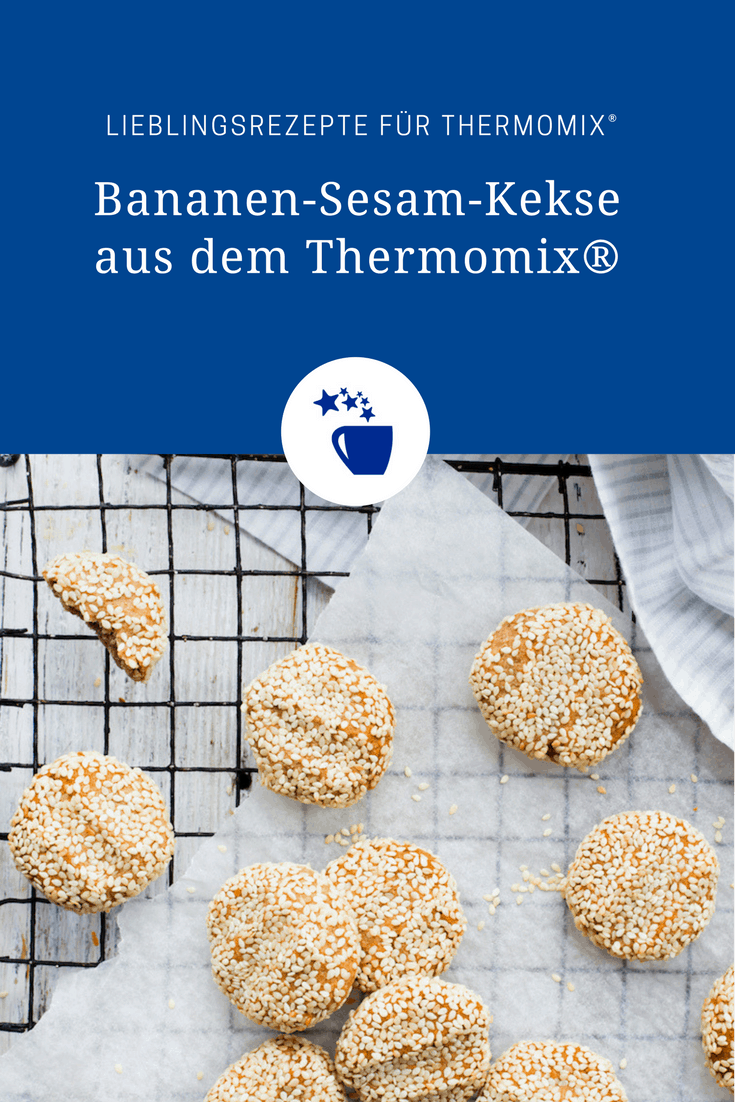 Bananen-Sesam-Kekse aus dem Thermomix® – Foto: Sophia Handschuh