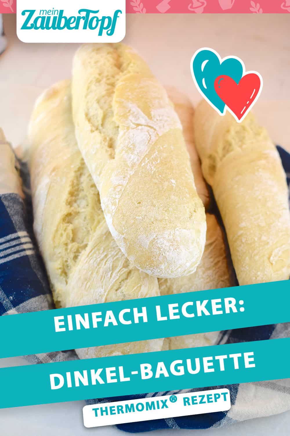 Dinkel-Baguette aus dem Thermomix® – Foto: Nicole Stroschein