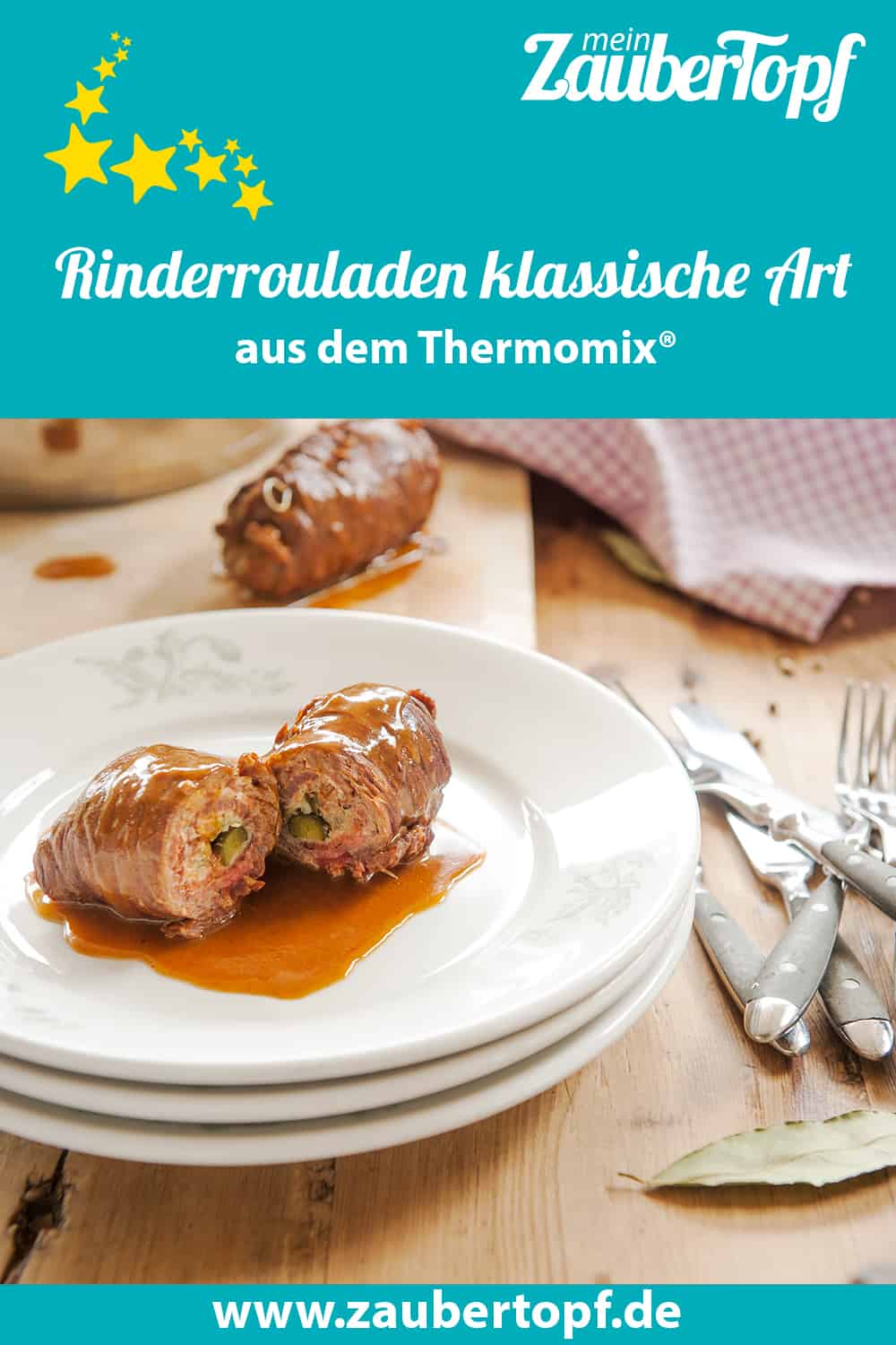 Rinderrouladen aus dem Thermomix® – Foto: Nicky & Max