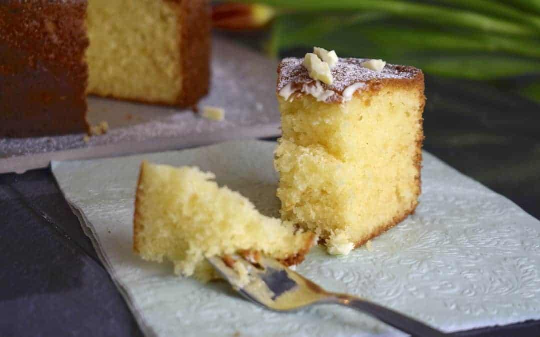 Weißer Schokoladenkuchen