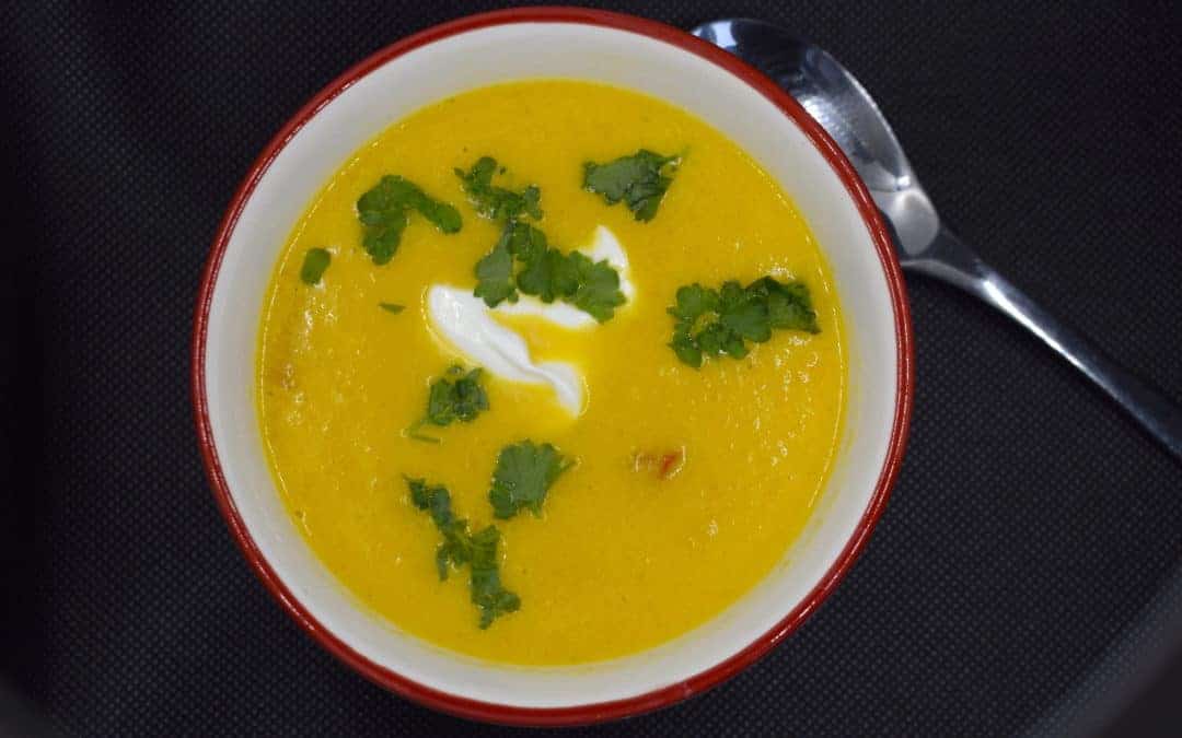 Karottensuppe mit Paprika