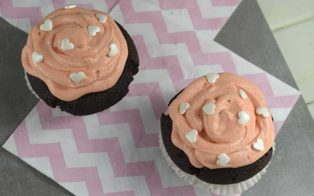 Schokocupcakes mit Liebe