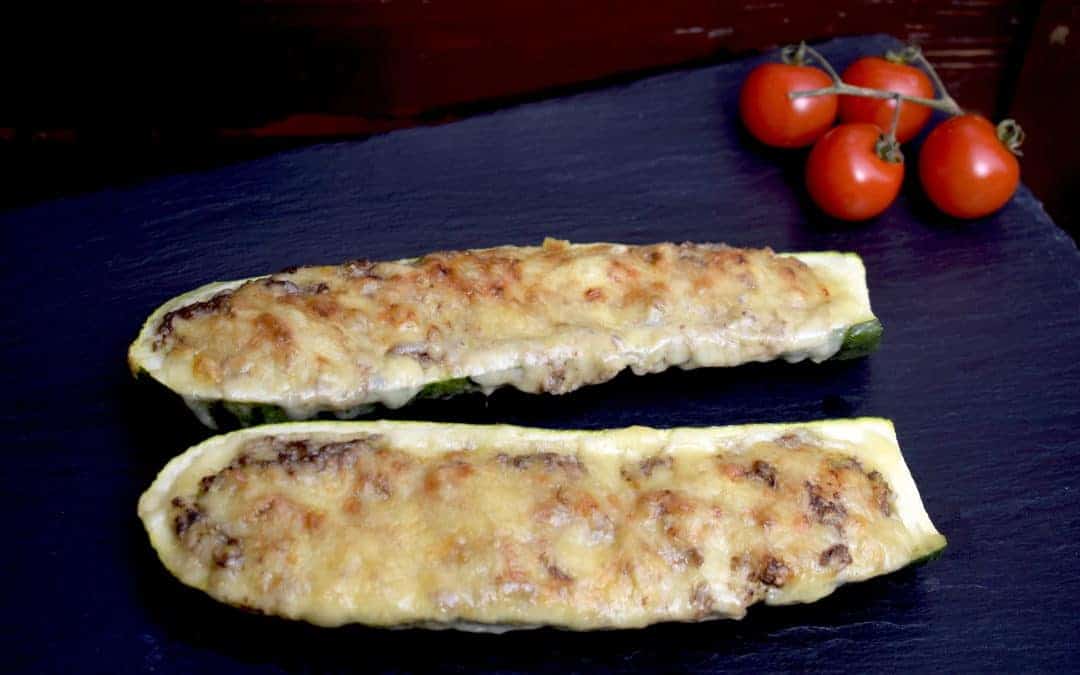 Gefüllte Zucchini mit Walnüssen