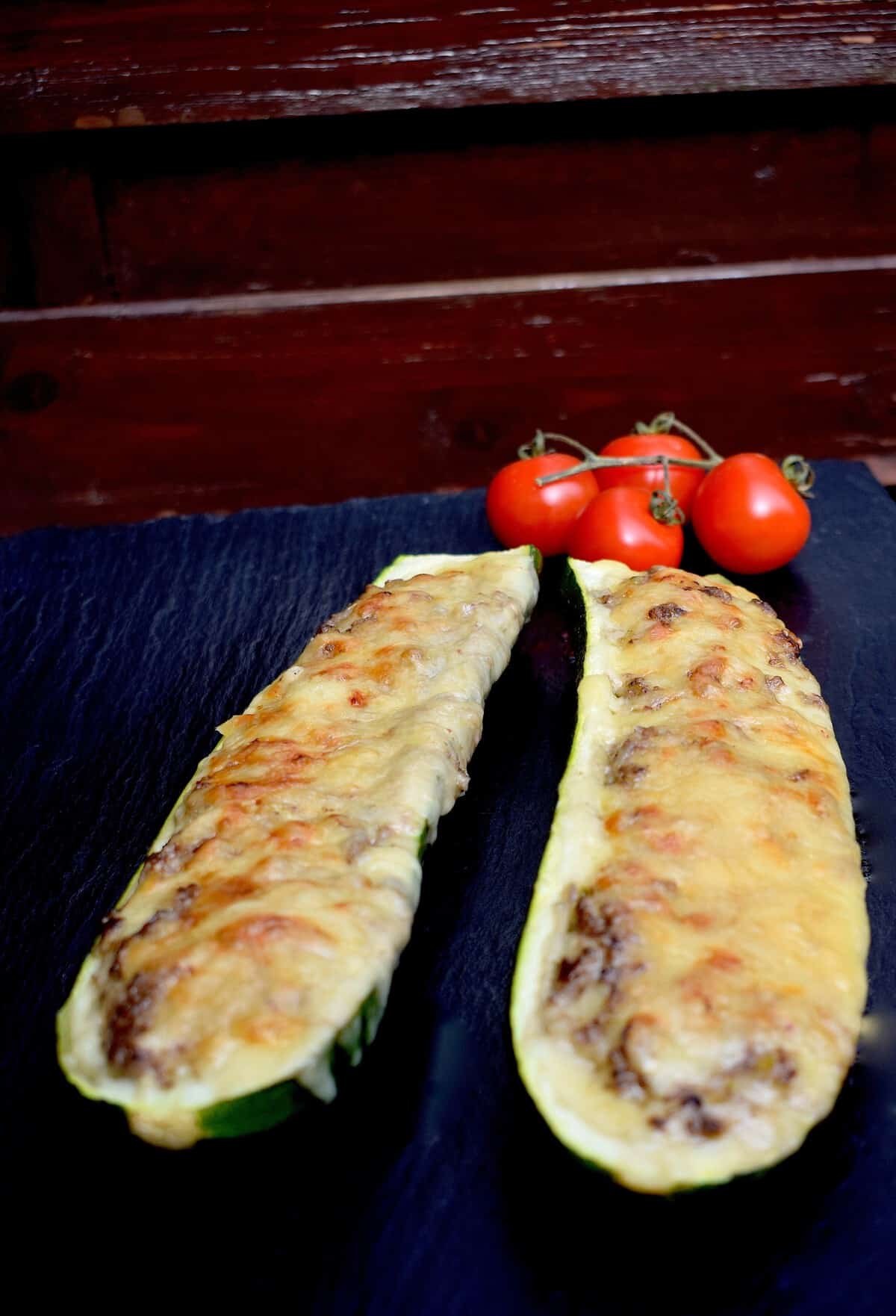 Gefüllte Zucchini mit Walnüssen aus dem Thermomix® – Foto: Nicole Stroschein